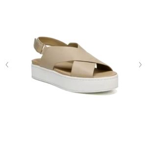 Vince cross strap slingback